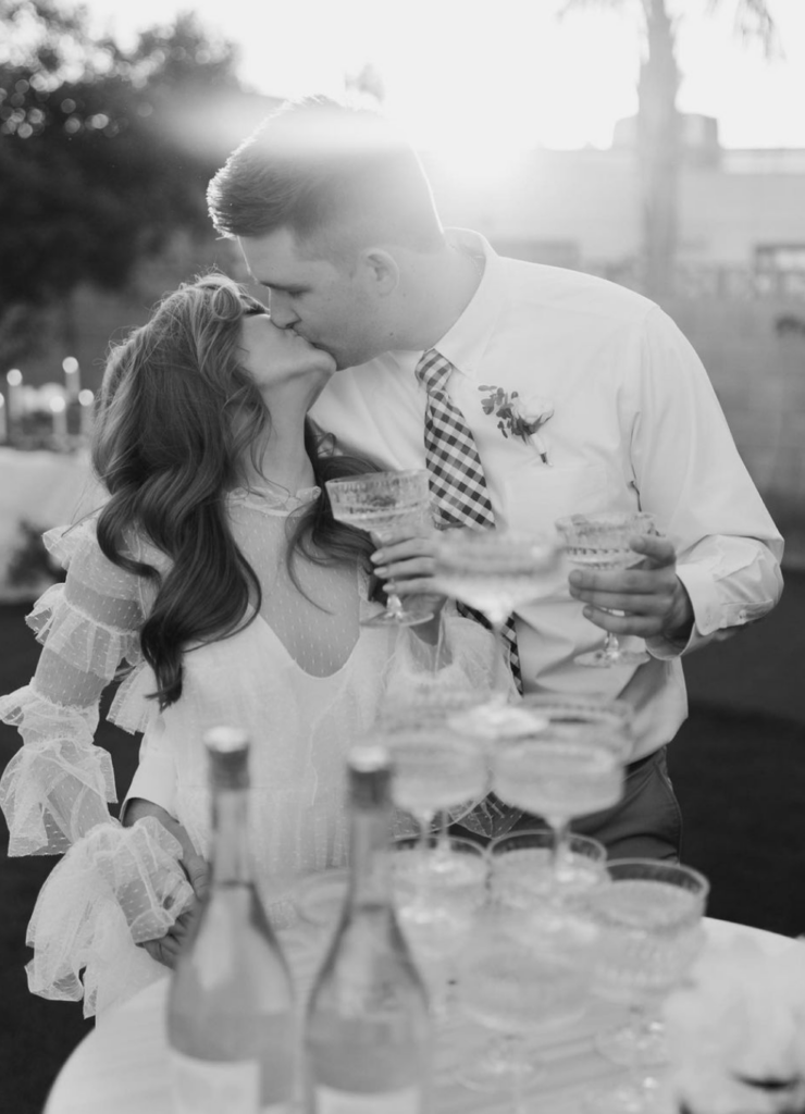 Backyard Pool Elopement Wedding in Scottsdale, Arizona